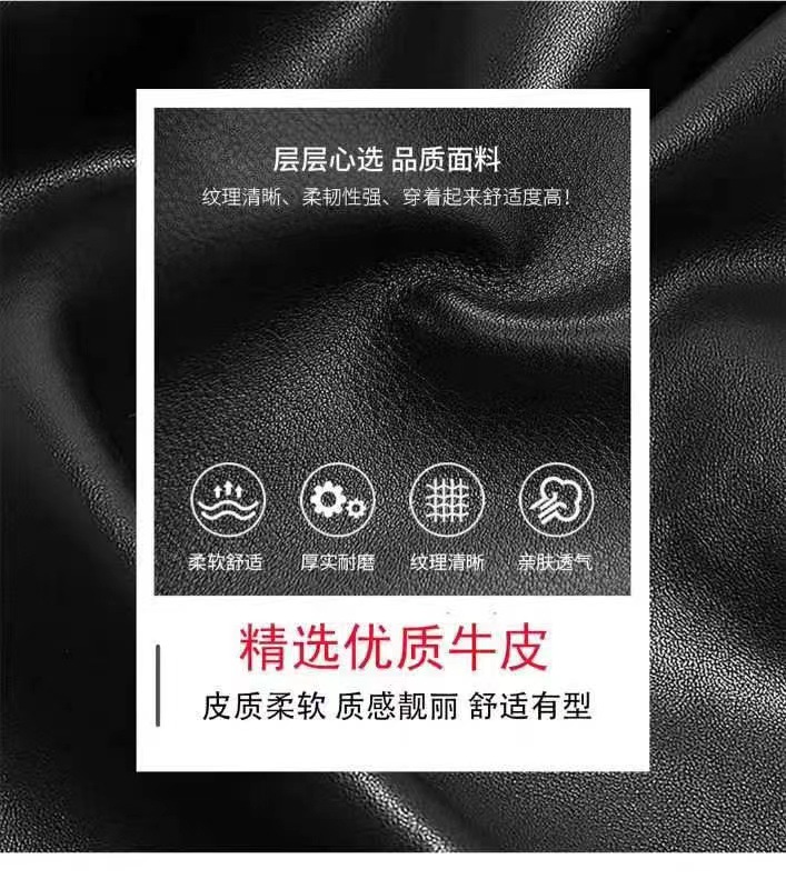 Sandal nữ da thật peep-toe quai chữ T gót vừa — Màu đen chi tiết 7