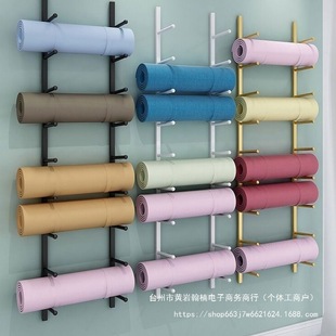 Yoga Storage Rack, Large-Capacity Yoga Mat, Yoga Mat Hall, Multi-Layer Gym Storage Rack