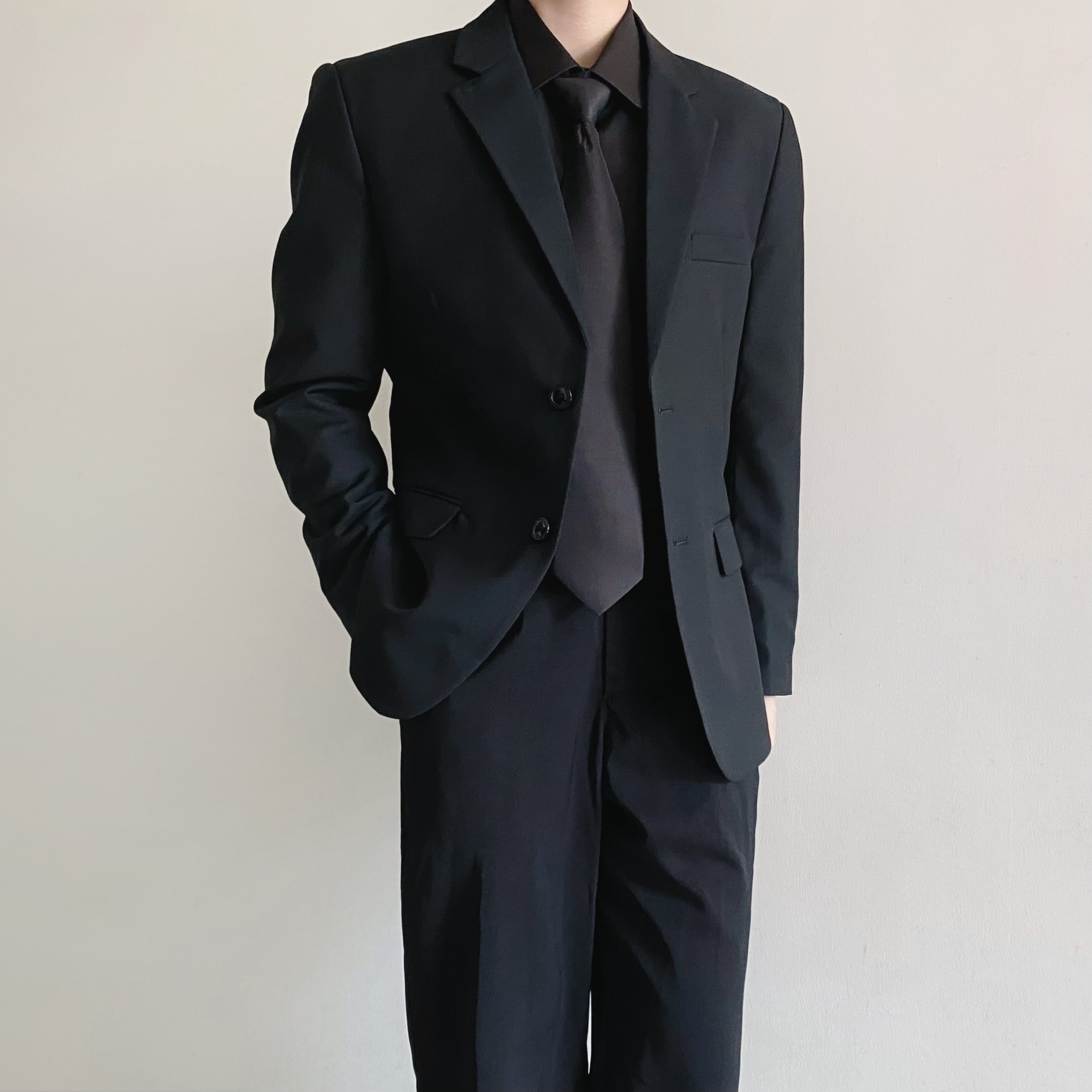 Men's High-End Suits for College Students, Civil Servants, Business Attire, Slim-Fit Formal Suits, Interview Suits, Wedding Group Suits