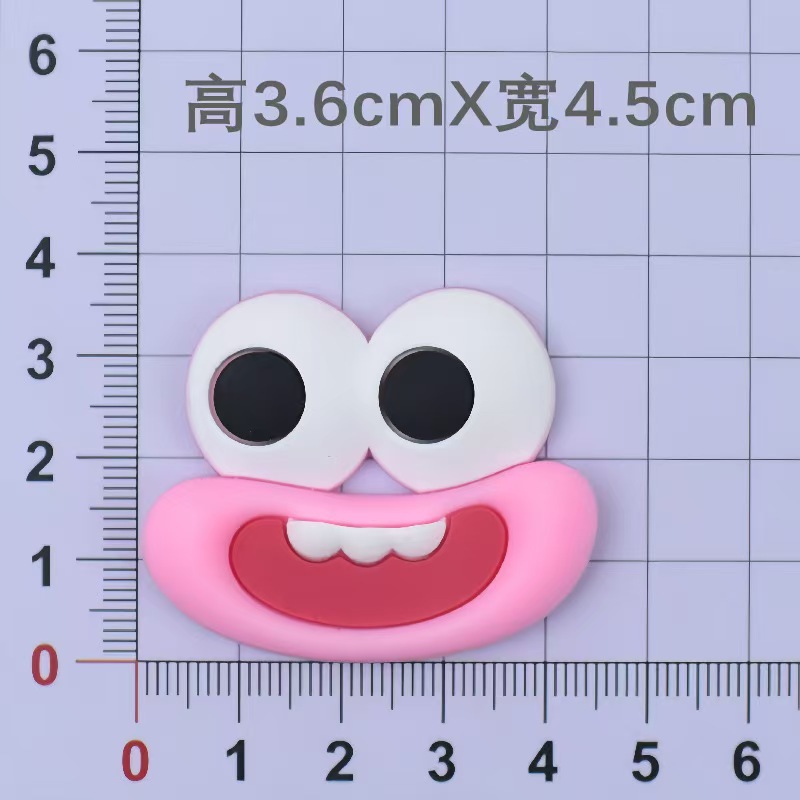 Pink teeth-exposed mouth