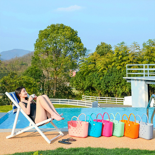 Independent station cross-border hot selling EVA beach bag beach storage bag handbag basket pet bag women's bag wholesale