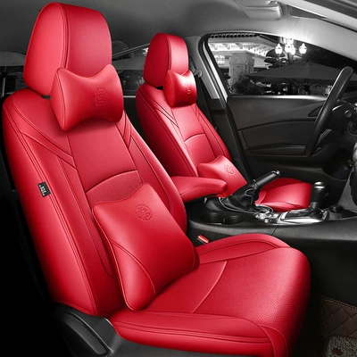 Modelə uyğun (Original) oturacaq örtükləri – Breathable Car Seat Cushions - passion-red-deluxe-edition-2019-2024