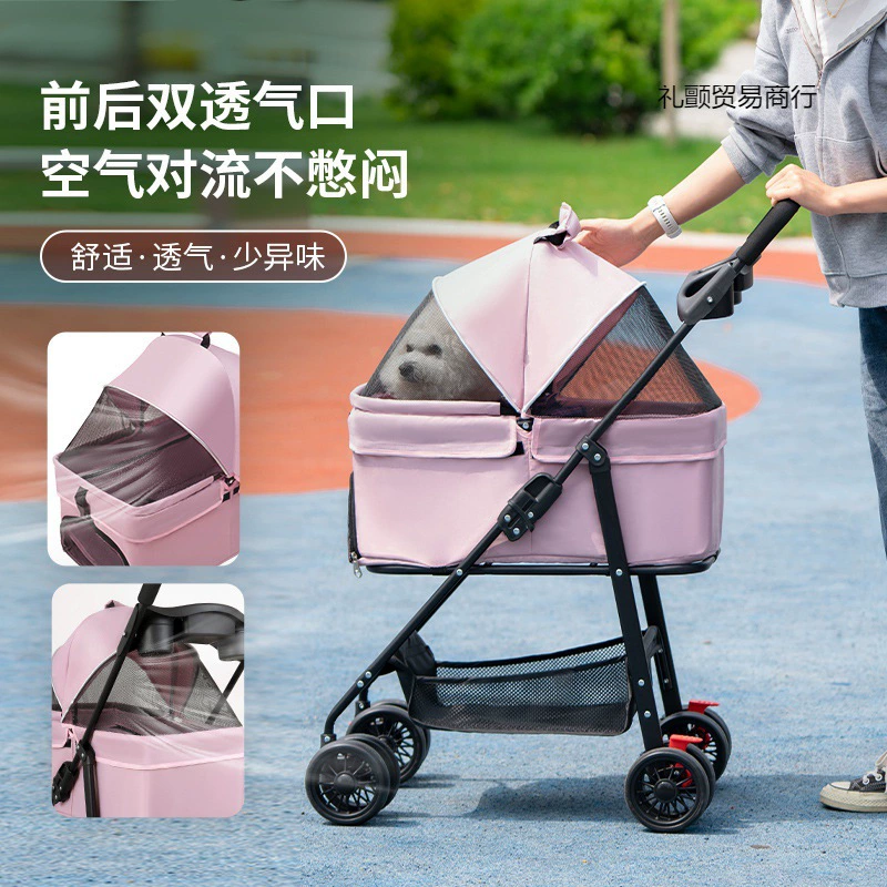 Foldable cart to go out, pet, cat