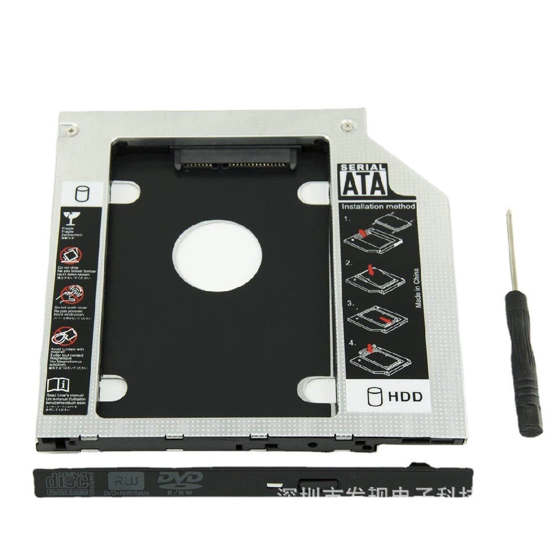 9.5 12.7mm Notebook Light Drive Hard Disk SATA Hard Drive Stand SECOND HDD CADDDY