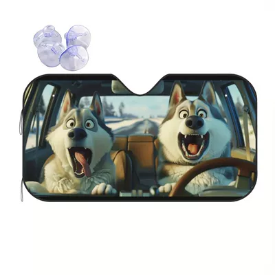 Sun shade Heat-Insulating Sunshade Car Universal - 130cm70cm-erha