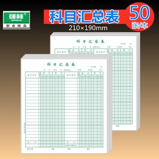 Account Summary table Qiang Lin 316-20 accounting statements general statements financial trial balance table 10 copies/package