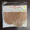 [全金葱玫瑰金圆片+五角星拉花]