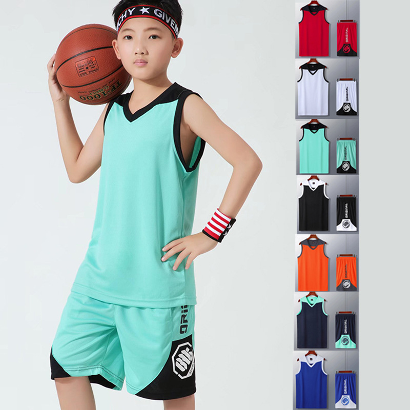 Children's summer basketball uniform for students
