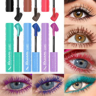Ushas European and American Cross-Border Spot Mascara Thick and Slender Natural Curling Six-Color Mascara