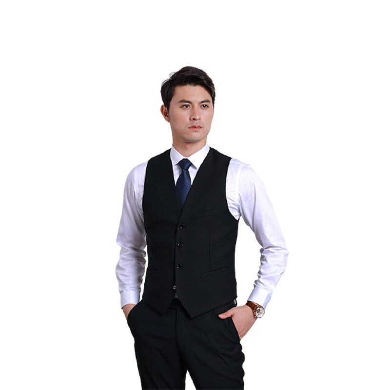 Profesional traje chaleco traje KTV camarero Hotel hombres y mujeres misma ropa de trabajo Banco chaleco ropa de trabajo uniforme