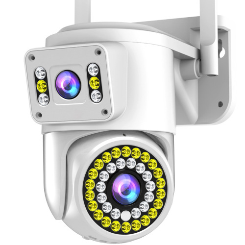 Wireless Pan-Tilt Outdoor Waterproof Dome Camera with 360-Degree Panoramic Rotation, WiFi High-Definition Monitor