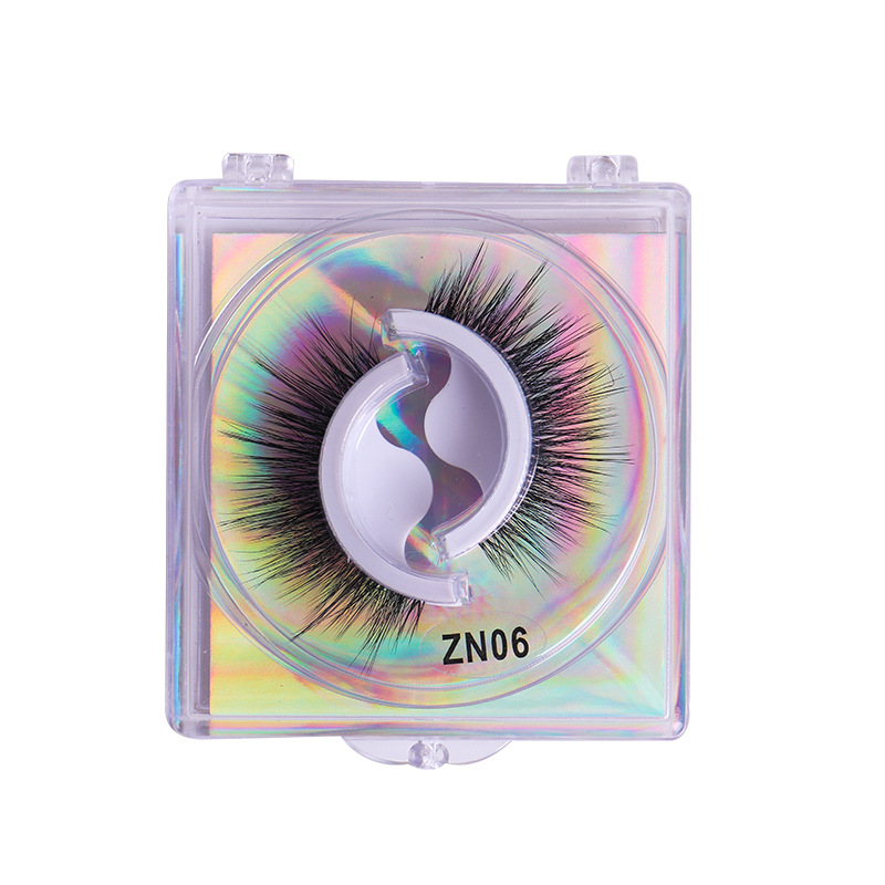 Venta caliente transfronteriza sin pegamento autoadhesivo pestañas postizas reutilizables pestañas perezosas pestañas rizadas naturales al por mayor