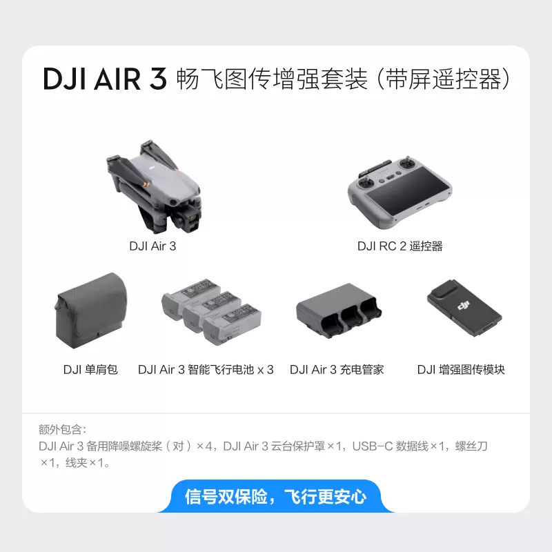 Free flight image transmission enhancement package (with screen remote control)