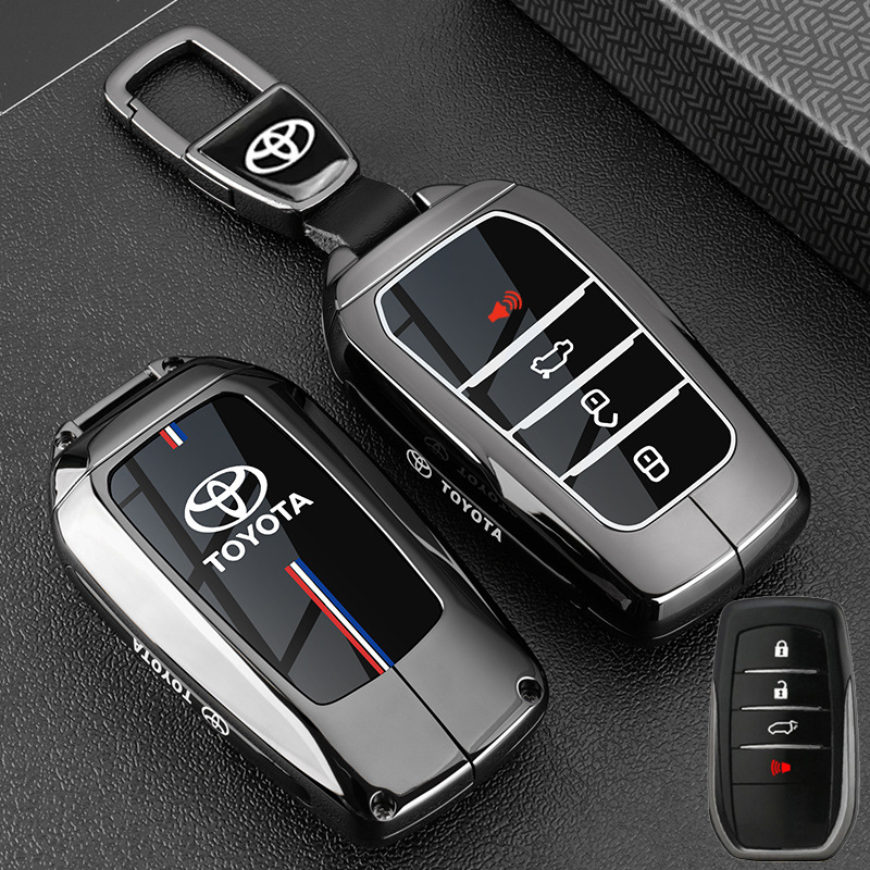 Suitable for Toyota Key Cover Chr Hilux Fortuner Cooluze Camry Corolla Rav4 Highlander