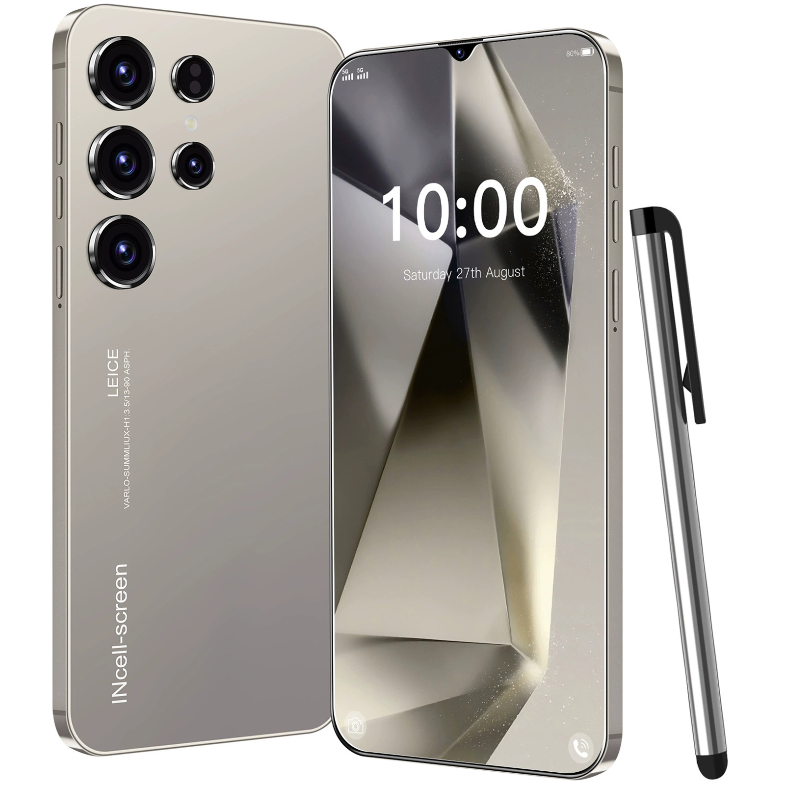 S25 Ultra, мобильный Android 6.8" с экраном incell, 2+16G, глобальная версия, внешний торговый мобильный телефон с доставкой