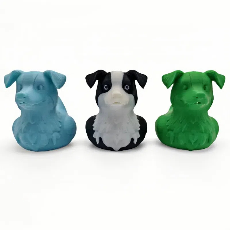 国境を越えた新製品 3D プリントかわいい子犬クリエイティブ子供のおもちゃ工芸品カラーモデル装飾品手作りギフト|undefined