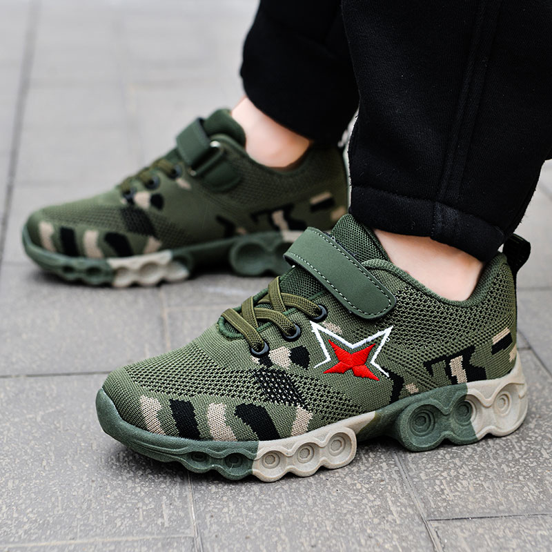 camouflage children's breathable non-slip casual design sneakers for…