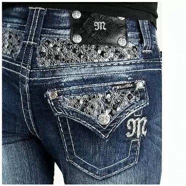 跨境欧美刺绣牛仔裤女y2k高街亮片复古原宿风修身显瘦辣妹直筒裤