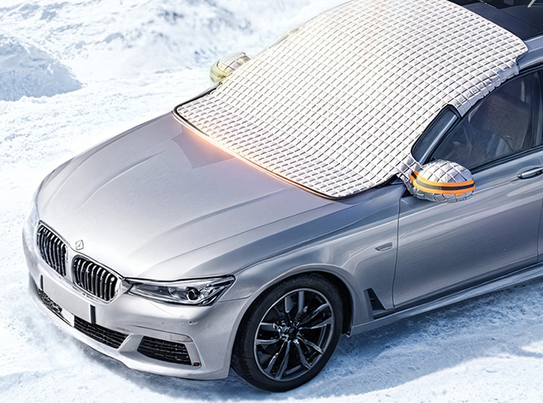 Car Front Windshield Anti-Freeze Cover, Winter Snow Cover, Anti-Frost, Snow-Proof Windshield, Car Cover, Sunshade