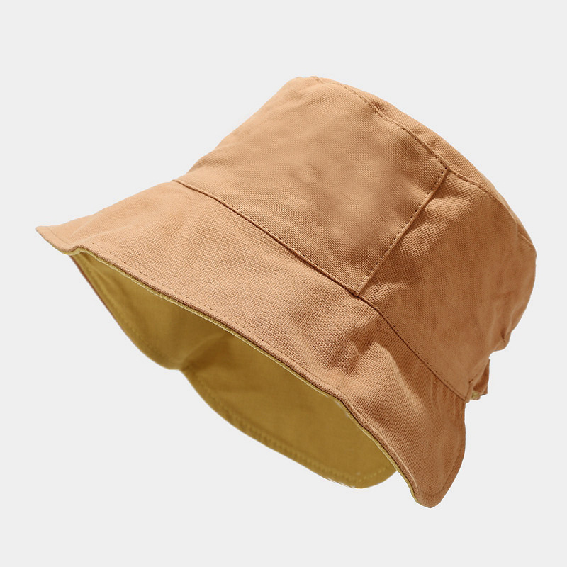 Sombrero pescador mujer primavera/verano estilo japonés simple sombrero para el sol de doble cara estilo coreano ins Cola de Caballo sombrero para el sol moda image 10