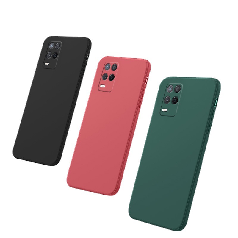 Aplicable OPPO A3x cubo de Rubik silicona líquida Reno12 todo incluido borde recto RealmeC35 funda para teléfono móvil A3pro