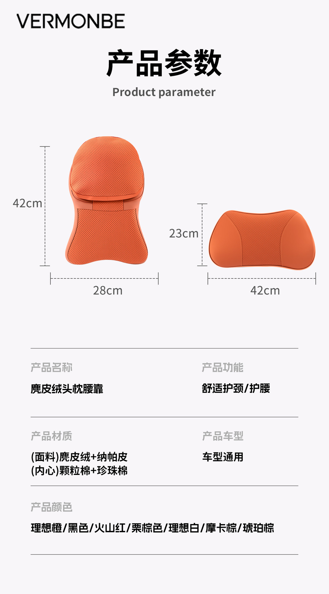 Car Headrest, In-Car Cushion, 5D Support for Vehicles, Second-Generation Maybach Comfort Neck Pillow, Lumbar Support Pillow, Decorative Item