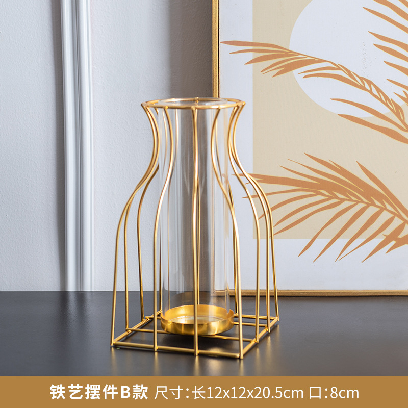 vasijas de vidrio contenedor hidropónico para el hogar de paquete suave decoración de mesa de comedor vasijas de vidrio hidropónicas flores secas vasijas