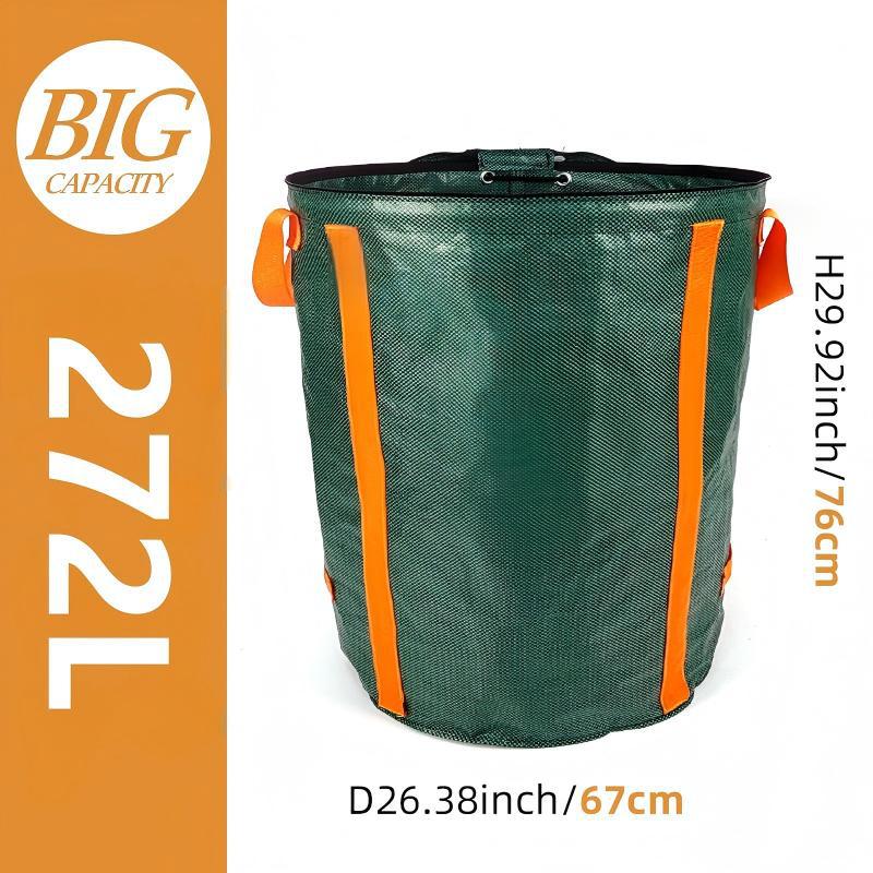 Bolsa extra grande y reforzada para recoger hojas, bolsa de basura impermeable de PP de forma cuadrada, bolsa de almacenamiento para jardinería y compostaje de ramas y hojas. image 28