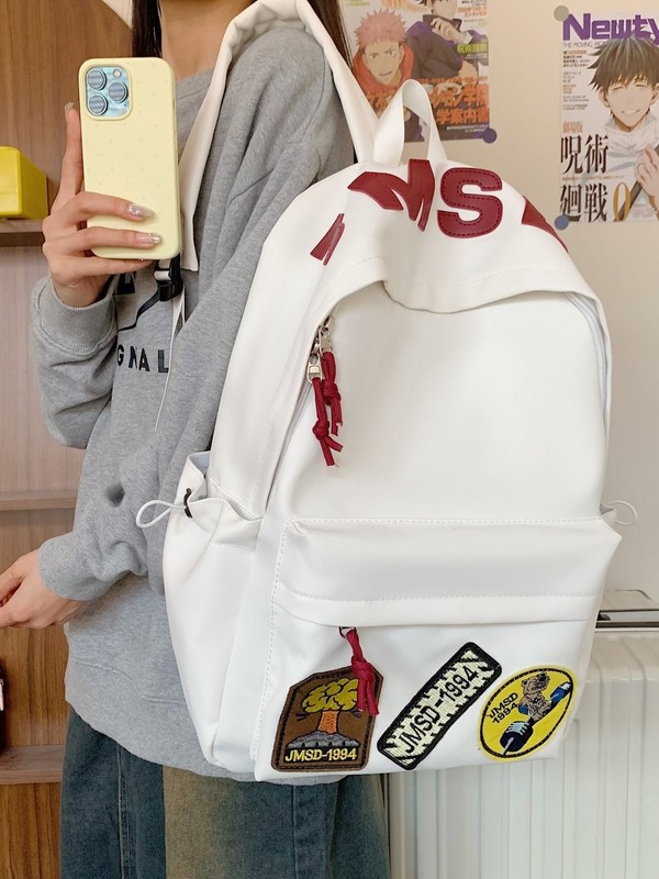 双肩包初中生大容量校园休闲书包男女户外简约运动旅行背包电脑包|undefined