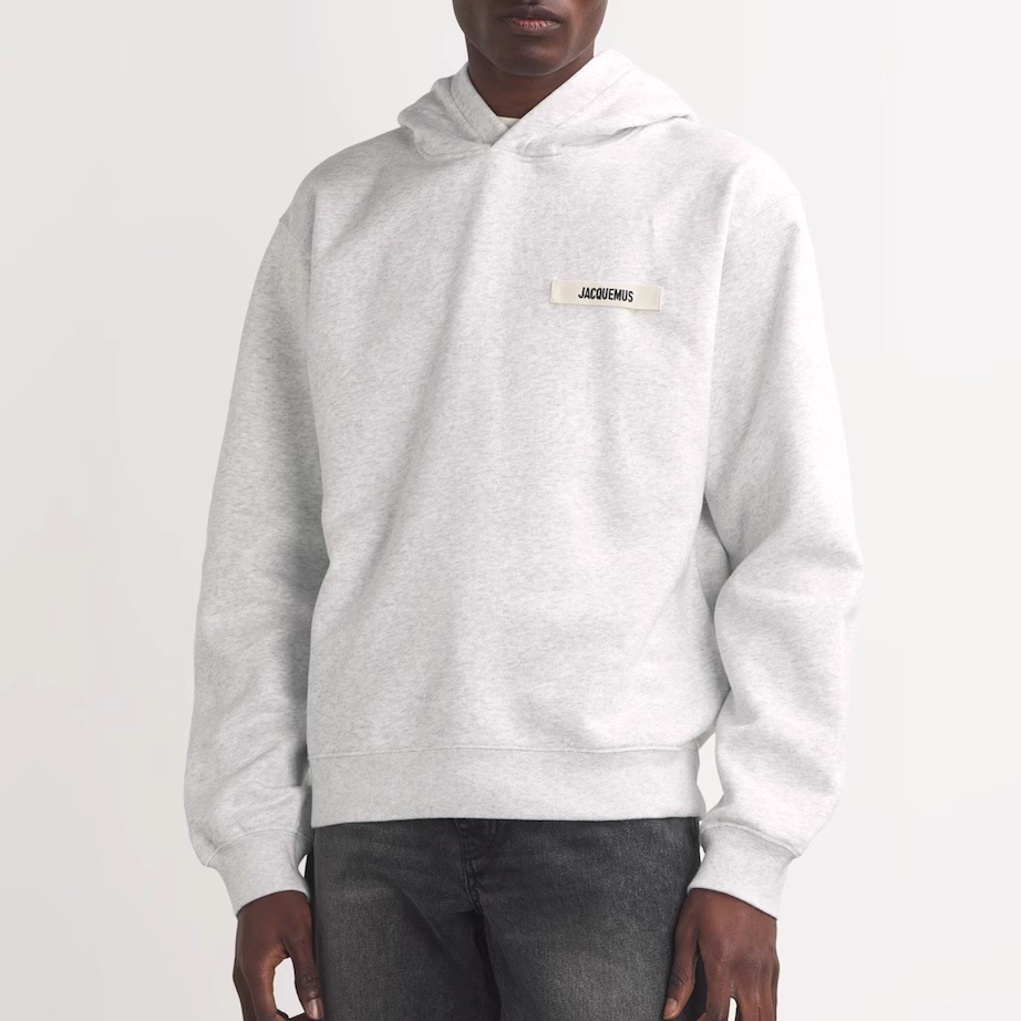 Spot 25-Year-Old Early Autumn Men's Hoodie American Casual Loose Jacquemus Long-Sleeved Sweatshirt Same Style for Men and Women