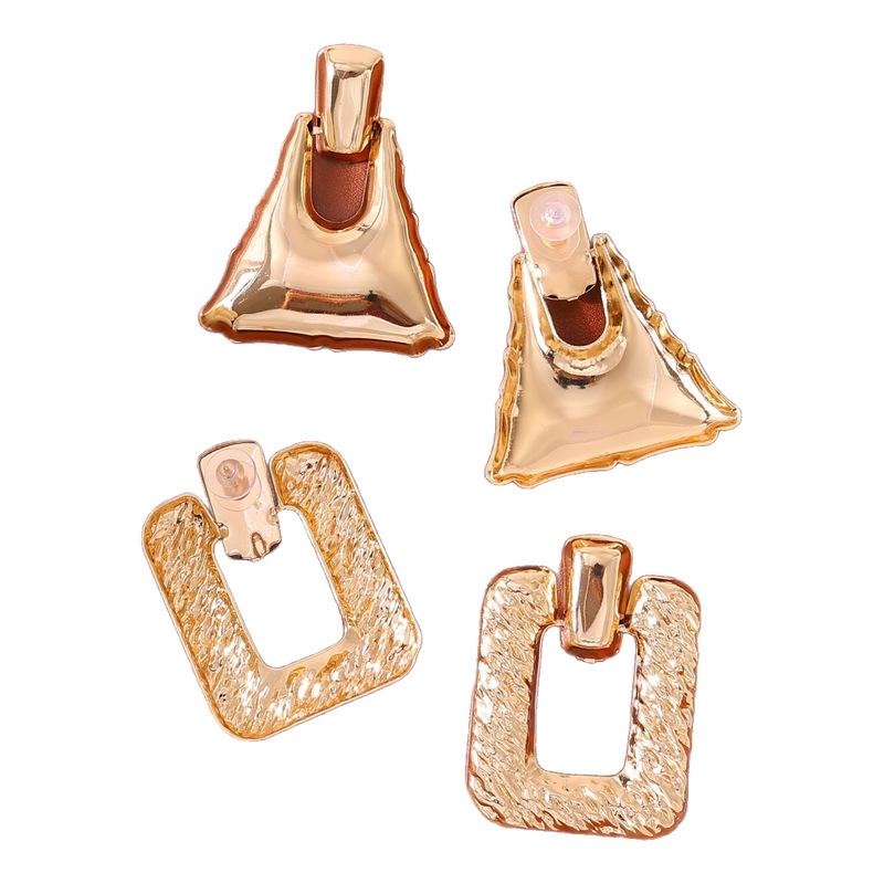 众兴14K金保色轻奢花朵耳钉不锈钢耳环南美款式耳环1件套earrings|undefined