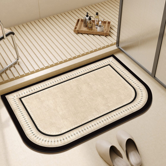 Xiaoxiangfeng Diatom Mud Soft Cushion Bathroom Door Household Floor Mat Toilet Non-Slip Carpet Entrance Door Mat