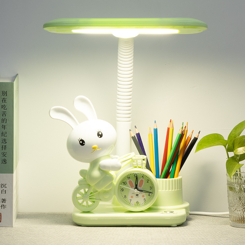 Fabrica directa de lámparas de escritorio para niños, escritorio enchufable, aprendizaje visual, dormitorio multifuncional para niñas