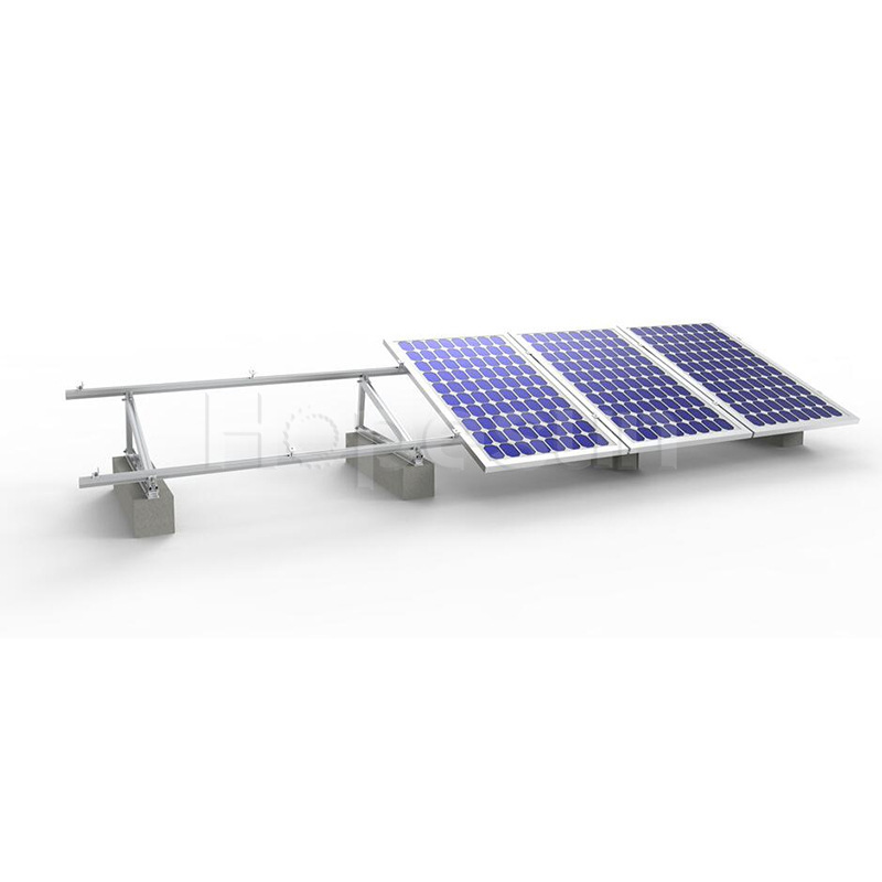 太阳能光伏支架   厂家直销地面水泥墩支架 铝合金型材支架 配件