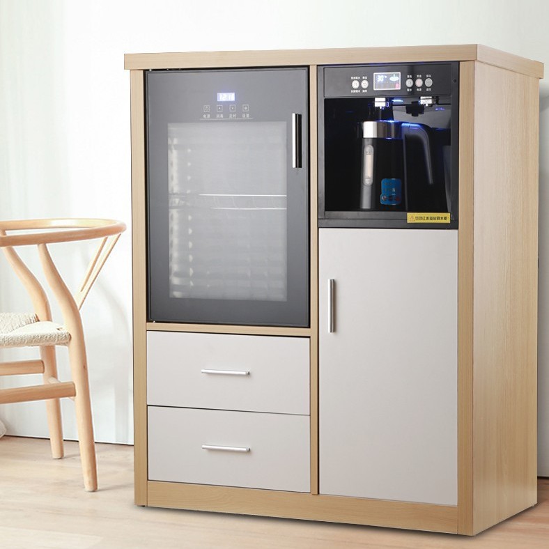 Haochafang Tea Bar Machine Milk Bottle Disinfection Cabinet Household Smart Tea Cabinet Hot and Cold Water Dispenser Fully Automatic Sideboard Cabinet