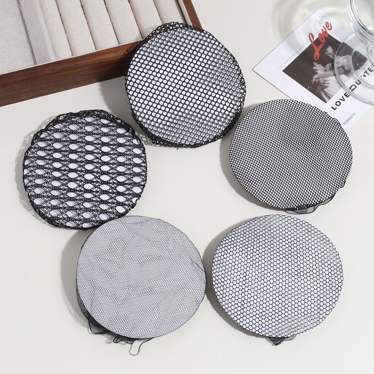 Ballet Exam Professional Nurse Hotel Hairnet New Style Braided Hair Net for Fixing Loose Hair Fashionable Hair Net for Women