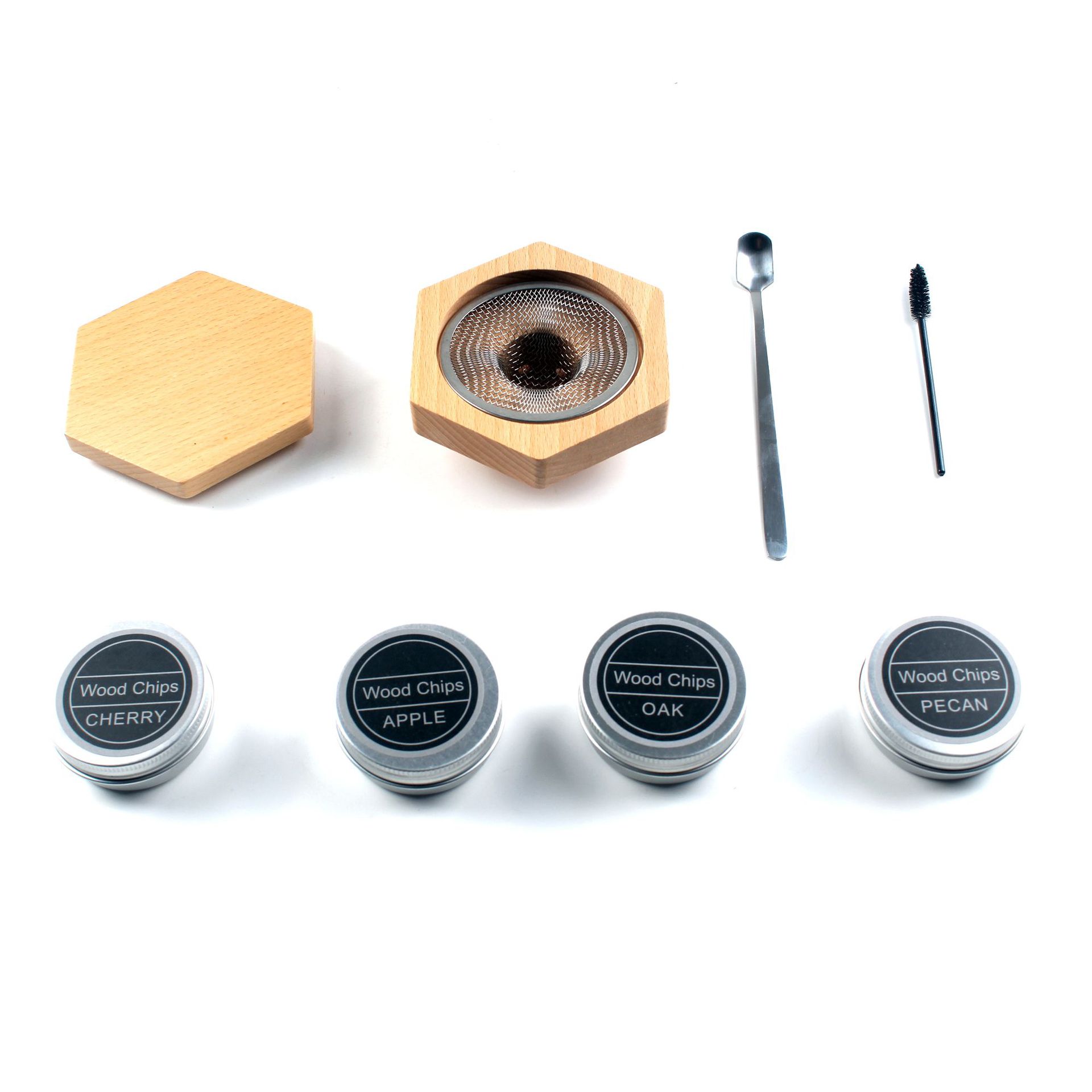 Spot Amazon Smoke Smoke Cubierta de madera Smoke Múltiples sabores Smoke Set de madera Smoke Cocktail