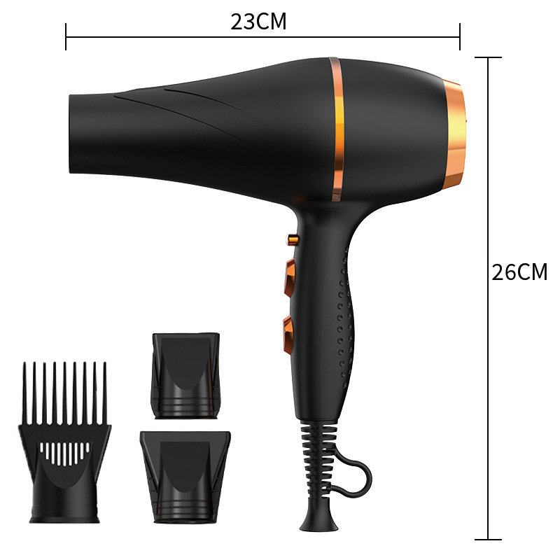 Fábrica personalizada de alta potencia secador de pelo salón especial secador de pelo de América del Sur explosión anión secador de pelo sin escobillas