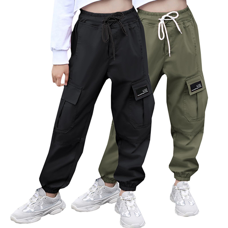 Pantalones Cargo con Puño para Mujer de Algodón con Cintura Elástica image 26