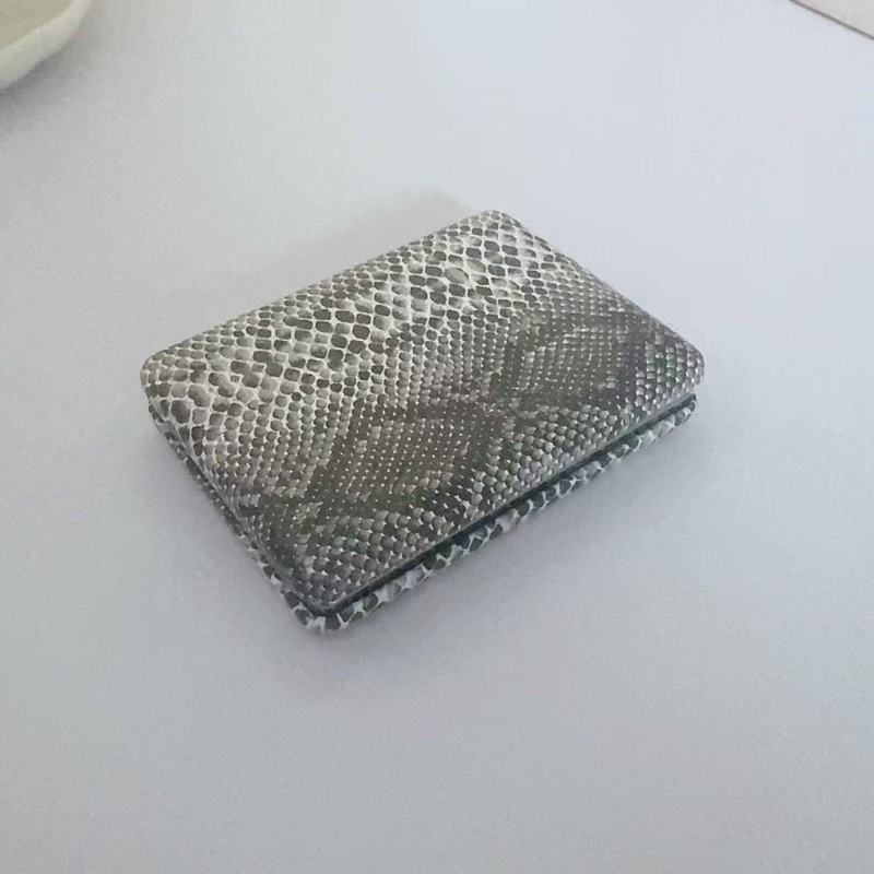 大牌欧美经典外贸镜子折叠镜子老花格子皮革便携礼品跨境款化妆镜|undefined
