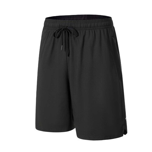 New woven four-way elastic sports shorts for men's running fitness five-point pants breathable quick-drying loose large size training pants