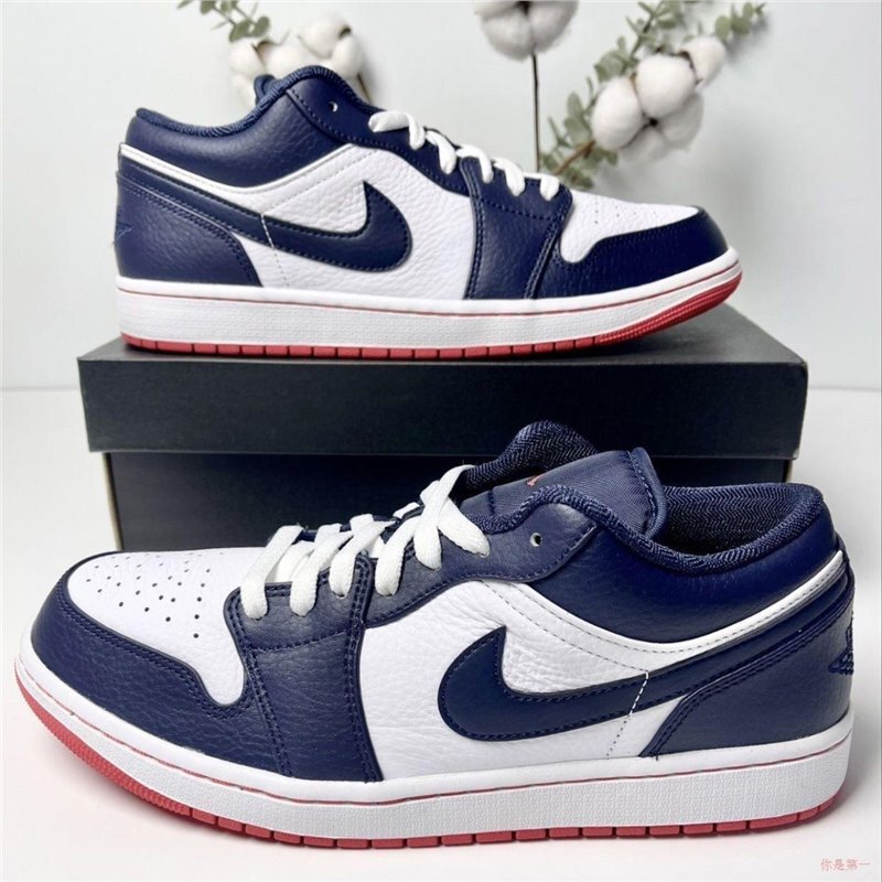 人気の AJ1 黒と紫のつま先ロートップ多用途イン男性と女性のカップルカジュアルキャンパス学生トレンディなスポーツスニーカー aj|undefined