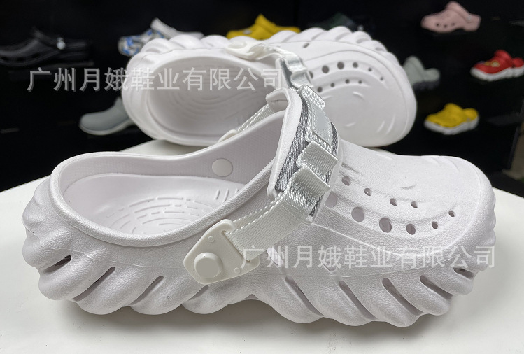 croos波波洞洞鞋男夏季涉水沙滩鞋休闲防滑包头室外情侣男女凉鞋|undefined