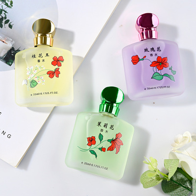 Perfume factory Beautiful Girls Potpourri lady Perfume 50ml sweet-scented osmanthus Potpourri Lily rose Perfume wholesale