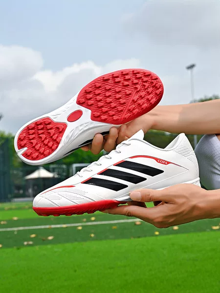 Cross-Border New Wholesale Football Shoes for Men and Women, Youth Long Spike and Short Spike Breathable Wear-Resistant Training and Competition Non-Slip Football Shoes