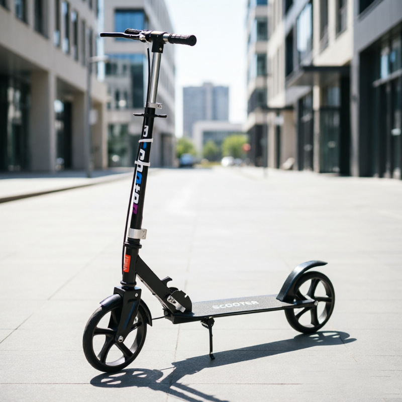 Scooter para adultos Scooter para niños y adolescentes grandes ruedas de dos ruedas al aire libre Scooter plegable
