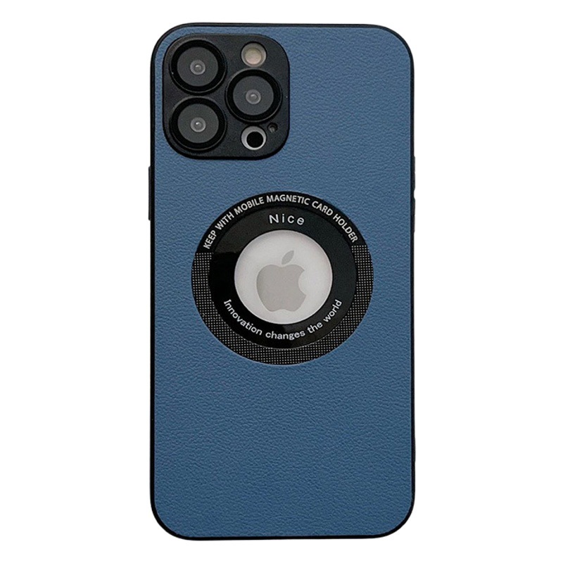 Aplicable iPhone16 con fugas magnéticas estuche para teléfono móvil estándar al por mayor Apple 15 patrón de lichi cuero 14 lente cubierta con todo incluido