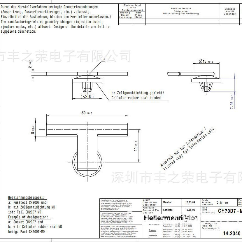 HellermannTyton������̫ͨ���������̶���151-00969 | CH20D7MD