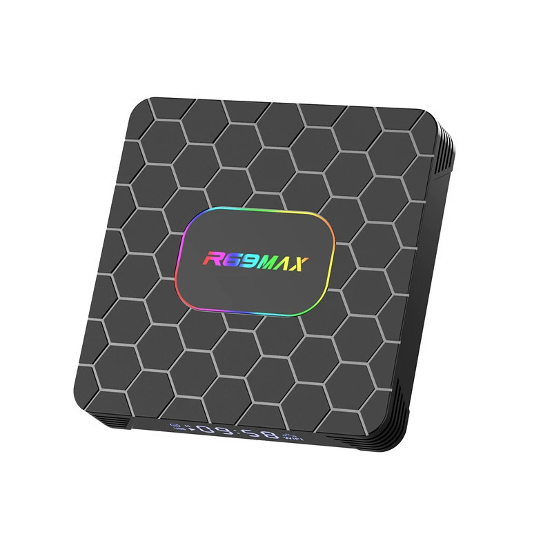 R69 MAX ТВ-приставка rk3528 Android 14 4ГБ/32ГБ Dual Wi‑Fi Bluetooth HD Android TVBOX