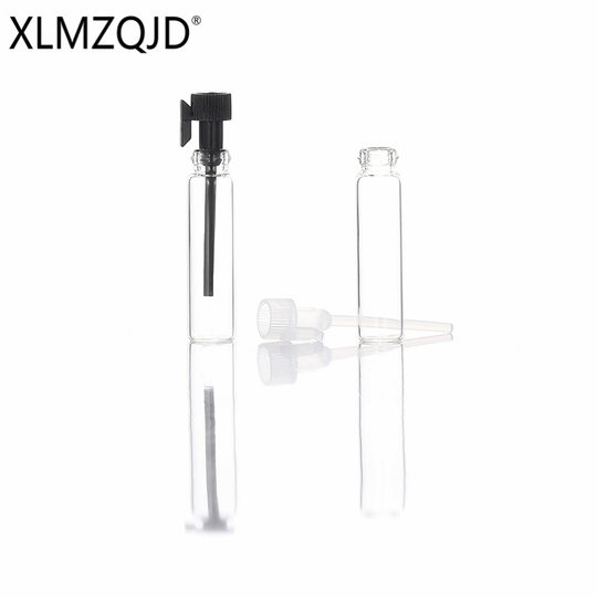 In stock supply 1ml 2ml sample dropper glass perfume sub-bottle/drip stick bottle/essential oil bottle/test tube bottle